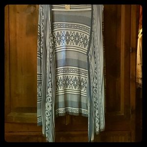 Blue & White Cardigan